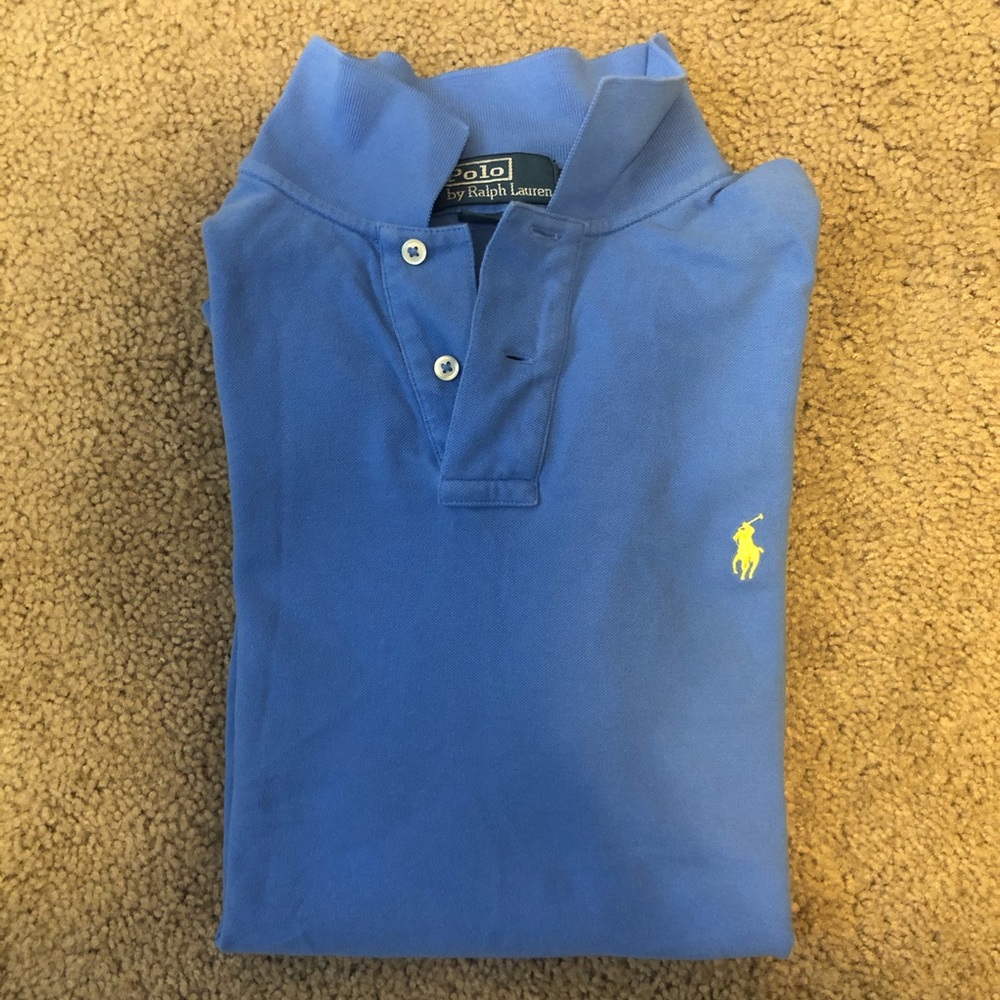 Polo Ralph Lauren Blue Short Sleeve Polo Size L